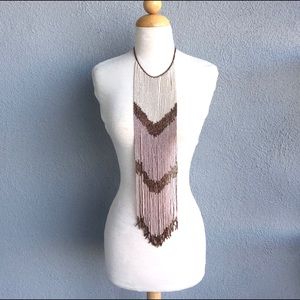 Vintage Long Beaded Necklace